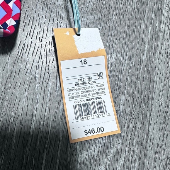 Kona Sol Red, Blue and White One Piece Swimsuit NWT - Picture 9 of 9